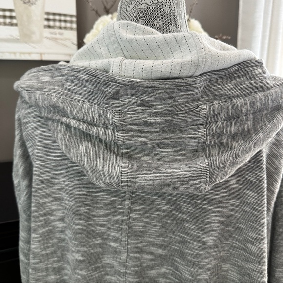 Free People Gray Zip Hoodie Size L - Picture 8 of 15